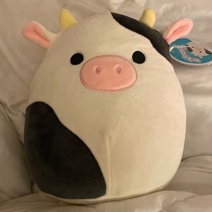 8” Connor the Cow Squishmallow for sale! New with tags NWT